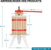 Wiltec Set 18L Obstpresse aus Buchenholz inkl. Presstuch Produktbild-Vorschau 7
