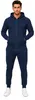 Herren Jogginganzug einfarbig 100% BW 586 Navy XL Produktbild-Vorschau 3