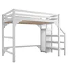 Hochbett mit Stufen und Kleiderschrank, Platzsparend mit Produktbild-Vorschau 14