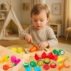 Magnetisches XXL-Holzspielset Obst & Gemüse zum Schneiden – Produktbild-Vorschau 2
