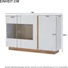 MODFU Hochglanz Kommode Sideboard mit 3 Türen, Schrank Produktbild-Vorschau 8