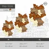 ColorfullWorlds Deutschland Karte Holz Wanddeko mit Produktbild-Vorschau 2