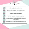 A marketing image with a list of product features and a brand logo. Produktbild-Vorschau