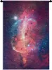 MuchoWow® Wandteppich Wandbehang Weltraum - Sterne - Rot Produktbild-Vorschau 1