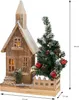 ECD Germany Dekorative Holz-Weihnachtshaus mit Produktbild-Vorschau 7