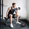 HOMCOM Kurzhantel, Hexagon Gummihantel, 35 kg Fitness Produktbild-Vorschau 2