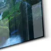 DEQORI Glasbild Echtglas 50x50 cm 'Wasserquelle im Wald' Produktbild-Vorschau 5