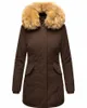 Marikoo Karmaa Damen Winter Jacke Stepp Parka Mantel Produktbild-Vorschau 2