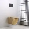 Wandhängende Toilette Spülrandlos Keramik Klo Wand WC + Produktbild-Vorschau 2