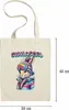 Skihaserl Jutebeutel Ski Winter Hase Alpenlustig Retro Produktbild-Vorschau 2