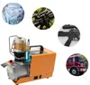 A collage of images showing a compressor, a person in a lab, firearms, and a fire truck. Produktbild-Vorschau
