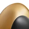 Lindby LED-Wandleuchte Tiama, Metall, schwarz/gold, Ø 20 cm Produktbild-Vorschau 6