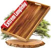 HEIMWERT Tablett AKAZIE Serviertablett Bambus Holz - Produktbild-Vorschau 2