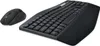 A black wireless keyboard and mouse set is shown on a white background. Produktbild-Vorschau