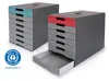 DURABLE Schubladenbox IDEALBOX Pro 7, 'Blauer Engel', rot Produktbild-Vorschau 4