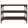 vidaXL Lavice na boty hnědý dubový vzhled 70x38,5x49 cm Náhled obrázku produktu 5