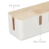Relaxdays Scatola porta cavi, per 2 prese multiple, Anteprima dell’immagine prodotto 5