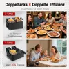 Aigostar - 6L Doppel-Fritteuse mit 2 Körben, Öl-Fritteuse Produktbild-Vorschau 5