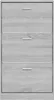 vidaXL Schuhschrank Grau Sonoma 59x17x108 cm Holzwerkstoff Produktbild-Vorschau 3