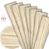 Several light-colored wood-look panels fanned out, with a close-up inset of the wood grain. Anteprima dell’immagine prodotto