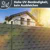 TolleTour Sichtschutzstreifen Zaun Folie Blickdicht Dick Produktbild-Vorschau 3