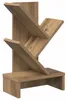 vidaXL Boekenrek, 3-laags, 30 x 18 x 48 cm, houtvezel Productafbeelding-voorbeeld 1