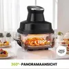 Tragbare Air Fryer Heißluftfritteuse, 4 l+4 l, 4-in-1: Produktbild-Vorschau 2