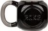 A black mug shaped like a weight plate with '20KG' embossed on it. Podgląd zdjęcia produktu