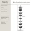 Otočný stojan na boty 26,5x100-300 cm, prostor pro 48 párů Náhled obrázku produktu 10