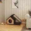 Casetta per gatti COSTWAY, 2 in 1 grotta per gatti e letto Anteprima dell’immagine prodotto 8