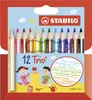 Kredki trójkątne - STABILO Trio grube krótkie - opakowanie Podgląd zdjęcia produktu 1