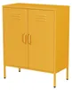 Lendo Online Sideboard Metal 80x40x100 cm Giallo Anteprima dell’immagine prodotto 4