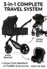 Babywagen - 3-in-1 Kombikinderwagen - Faltbar - Produktbild-Vorschau 1