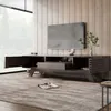 A modern living room with a TV stand and a television. Produktbild-Vorschau