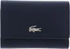 LACOSTE portafoglio Compact Wallet Marine 166 Rouge blu Anteprima dell’immagine prodotto 3