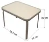 Zestaw mebli ogrodowych balkon stół stolik 2x krzesła Podgląd zdjęcia produktu 4