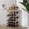 Drevený regál na víno pre 40 fliaš Náhľad obrázku produktu 2
