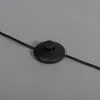 Moderne Stehlampe aus Stahl mit Weißem Schirm VT Produktbild-Vorschau 6