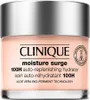 A close-up studio shot of a Clinique Moisture Surge 100H Auto-Replenishing Hydrator jar. Produktbild-Vorschau