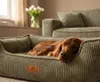 Knuffelwuff orthopädisches Hundebett aus Cord mit Produktbild-Vorschau 5