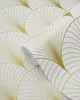 ESTAhome carta da parati art deco bianco e oro 53 cm x Anteprima dell’immagine prodotto 8