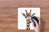 MuchoWow® Mauspad Mousepad Jungen - Giraffe - Tiere - Kopf Produktbild-Vorschau 3