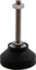 KLAK Stellfuss Kunststoff M8x50mm Teller 50mm für Aluprofil Produktbild-Vorschau 1