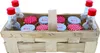 Set de mise en conserve cadeau dans un panier en bois - Voir les images du produit 1