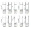 10pcs Tomato Roller Hooks Galvanized Steel Wire PP Heat Voir les images du produit 6