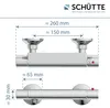 SCHÜTTE VICO Duscharmatur mit Thermostat, Thermostat, Produktbild-Vorschau 5