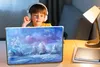 MuchoWow® Laptop Aufkleber Sticker Cover Aquarell - Schnee Produktbild-Vorschau 3