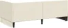 vidaXL Eckbettgestell mit Kopfteil Creme 100 cm x 200 cm Produktbild-Vorschau 7
