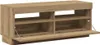 vidaXL TV-Schrank mit LED-Leuchten Artisan-Eiche 100x35x40 Produktbild-Vorschau 6