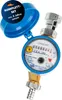 A water meter with a protective blue cap. Produktbild-Vorschau